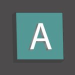 Grön ljuslåda "A" som exempel på miljövänlig och modern skylt.